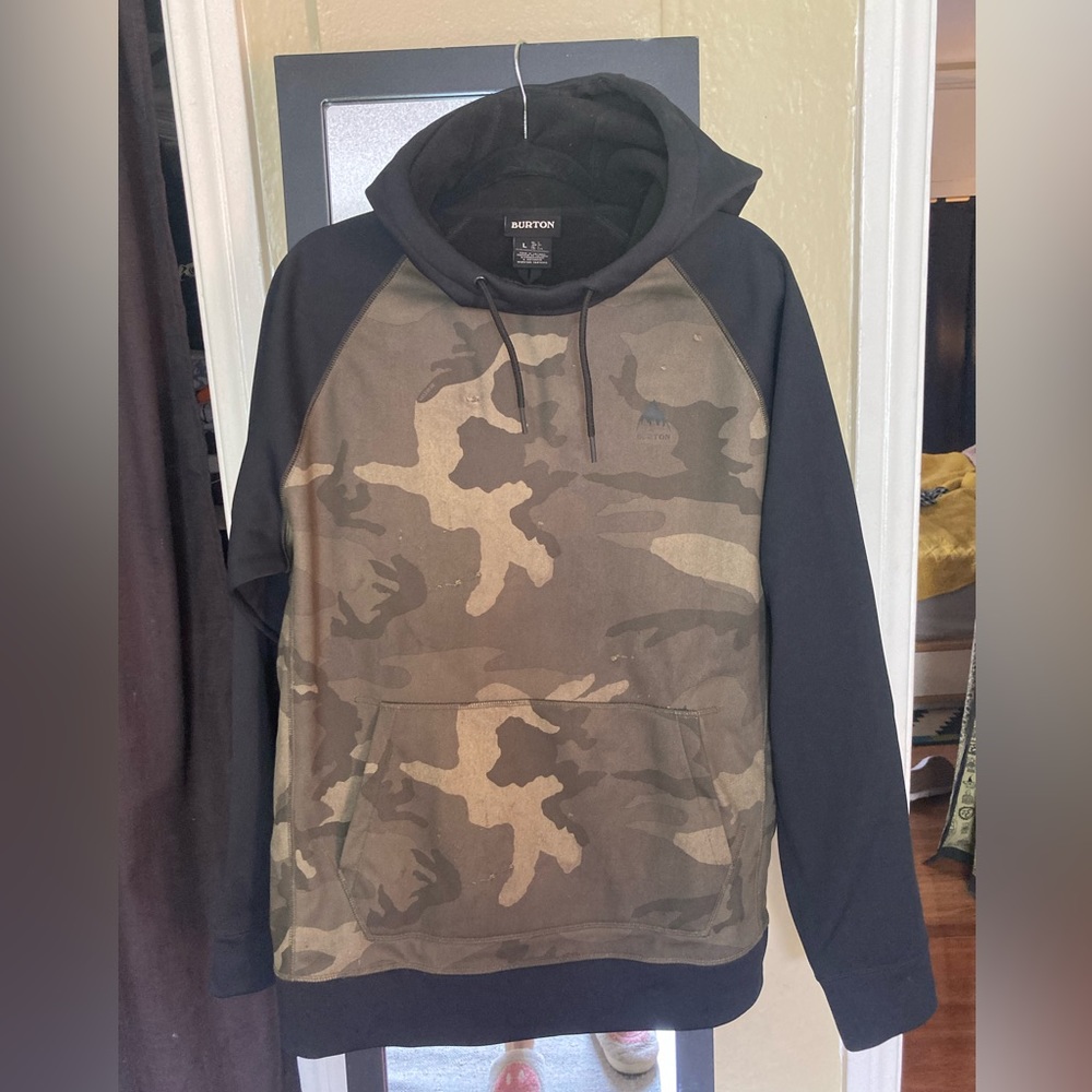 Mens Burton water resistant snowboard hoodie
